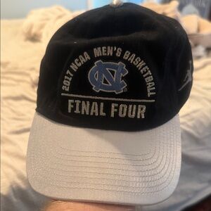 2017 NCAA Men's Basketball UNC Jordan Final Four Hat - Black & Light Gray